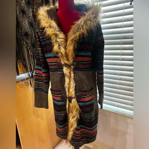 Miss Me Women’s Sweater Coat Size Medium
