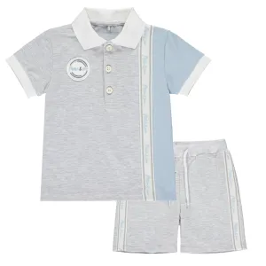 MITCH & SON - Alby Polo Short Set - Grey
