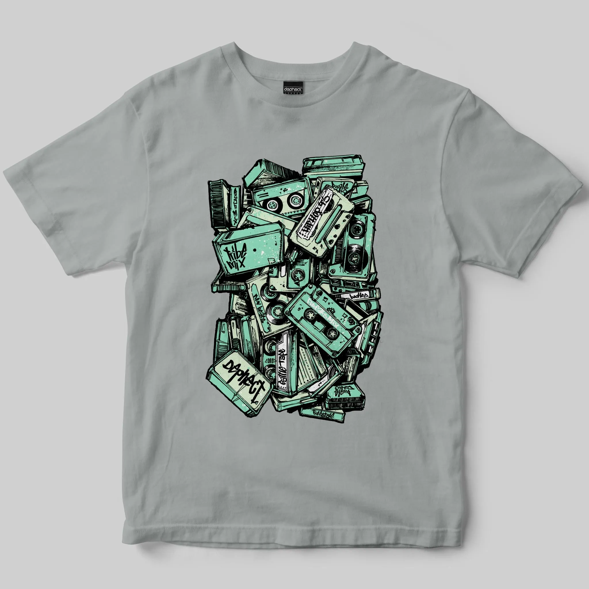 Mixtapes T-Shirt / Smoke / by Mike Winnard