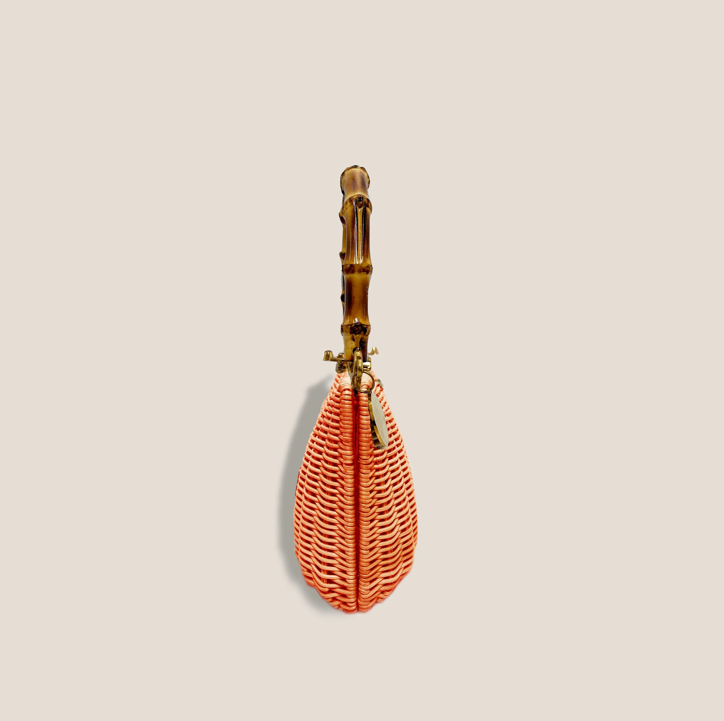 MME. KELLY BAMBOO CLUTCH -  CLEMENTINE