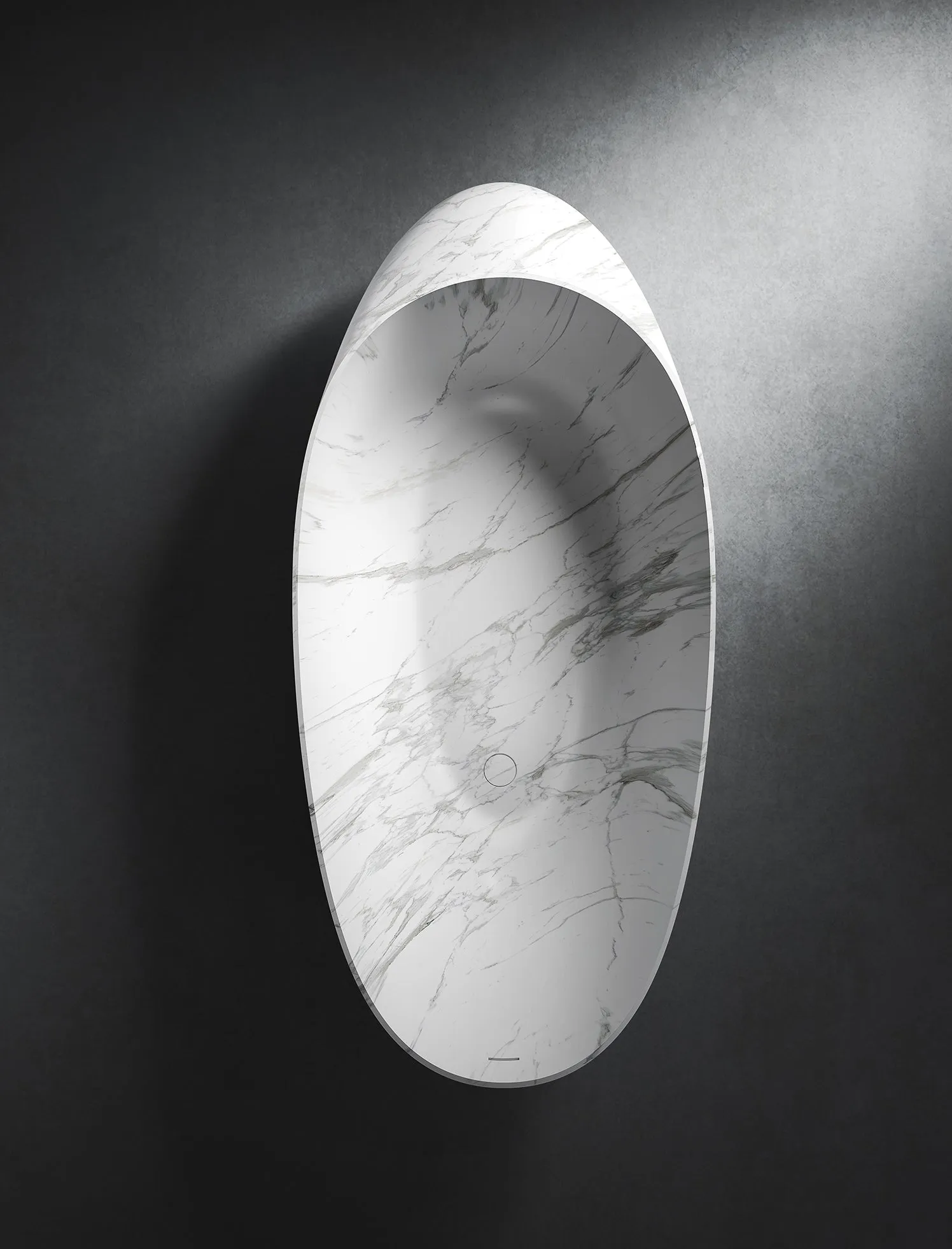 Moa 1800mm Designer Curved Bath - WGB01