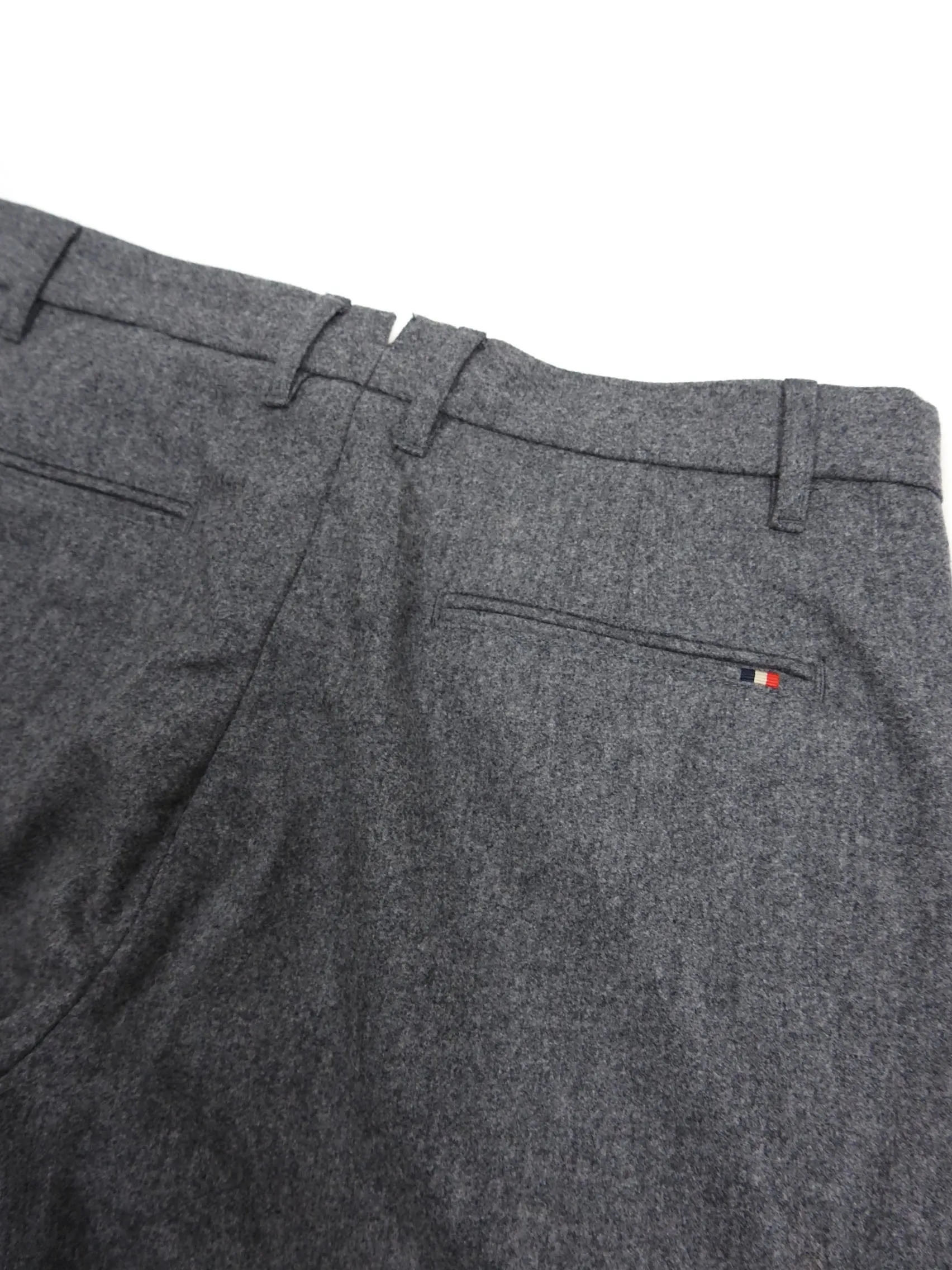 Moncler Grey Wool Trousers Size 48
