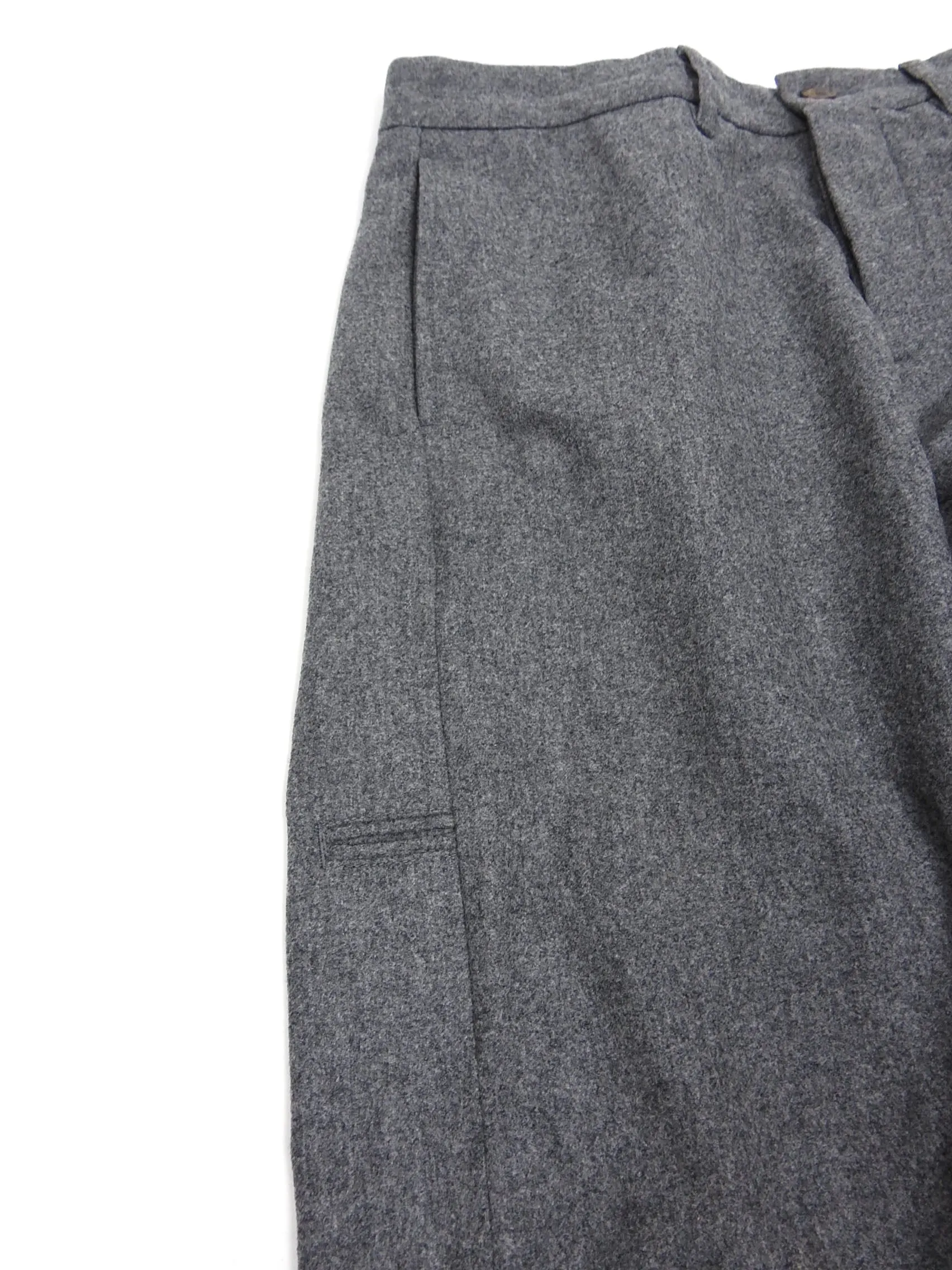 Moncler Grey Wool Trousers Size 48