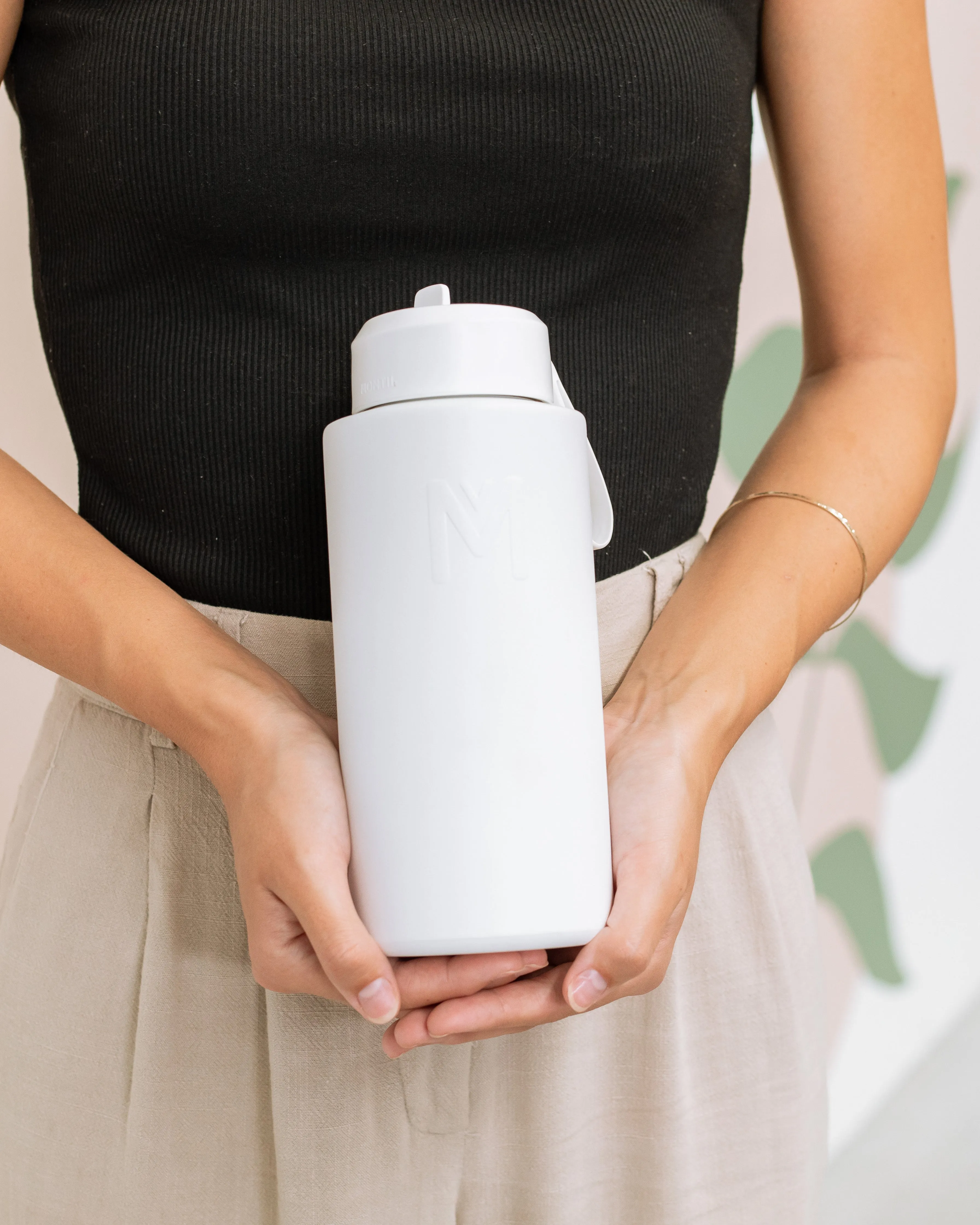 MontiiCo Fusion Sipper Lid Drink Bottle | Blizzard - 1lt