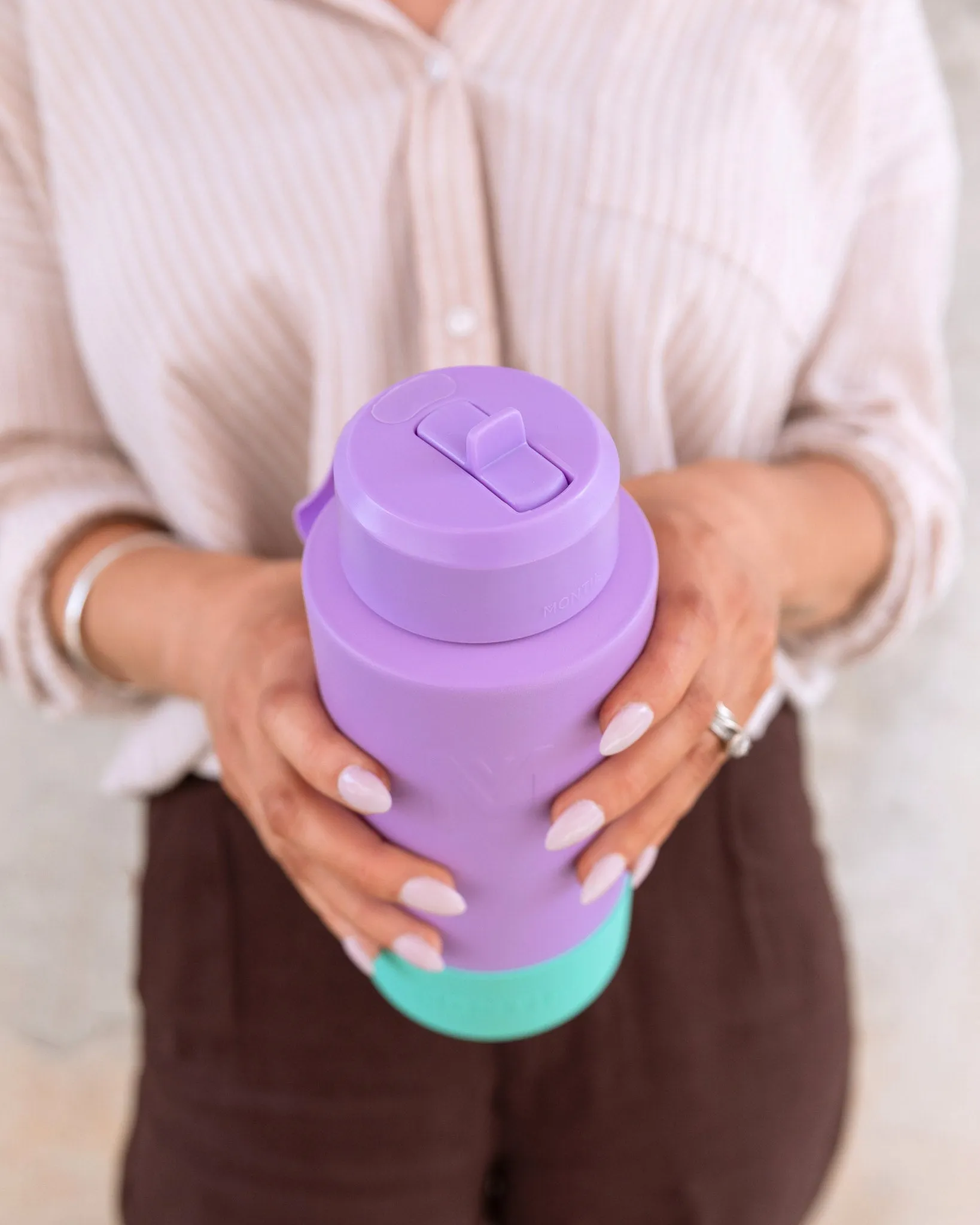 MontiiCo Fusion Sipper Lid Drink Bottle | Dusk - 1lt