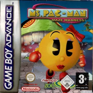 Ms. Pac-Man i æske (slidt æske)