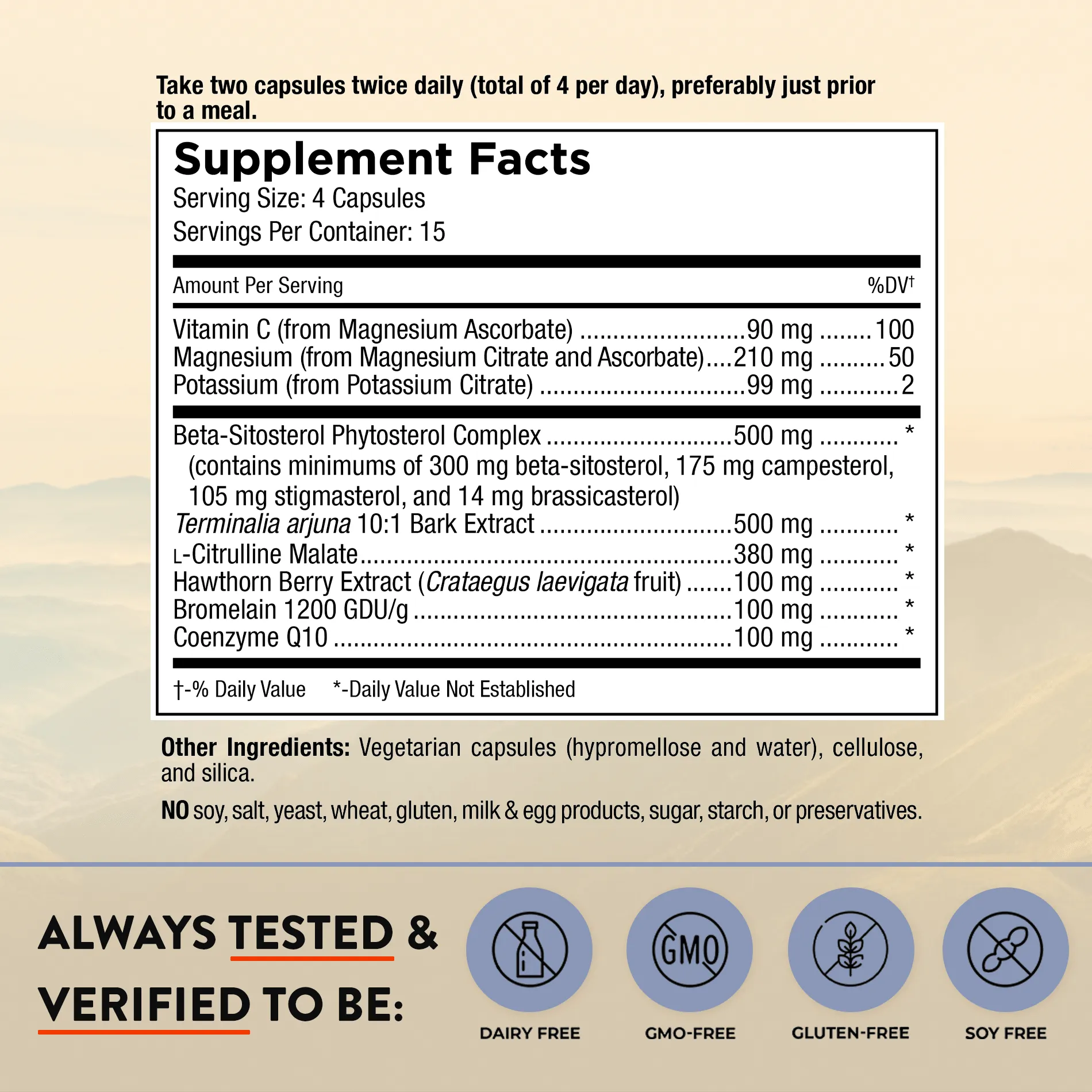 Mt. Angel Vitamins YourHeart Nutrients - The Essential Partner for Your Heart Health | 60 ct.