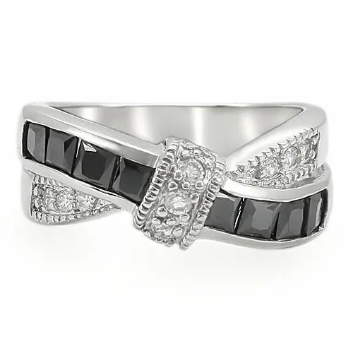 MT4941 - Black Tourmaline Crystals Designer Replica Clear Crystals