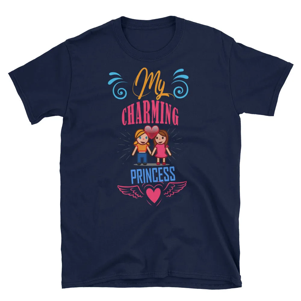 My Charming Princess T Shirt Navy Lesbian T Shirt Love T Shirt Unisex
