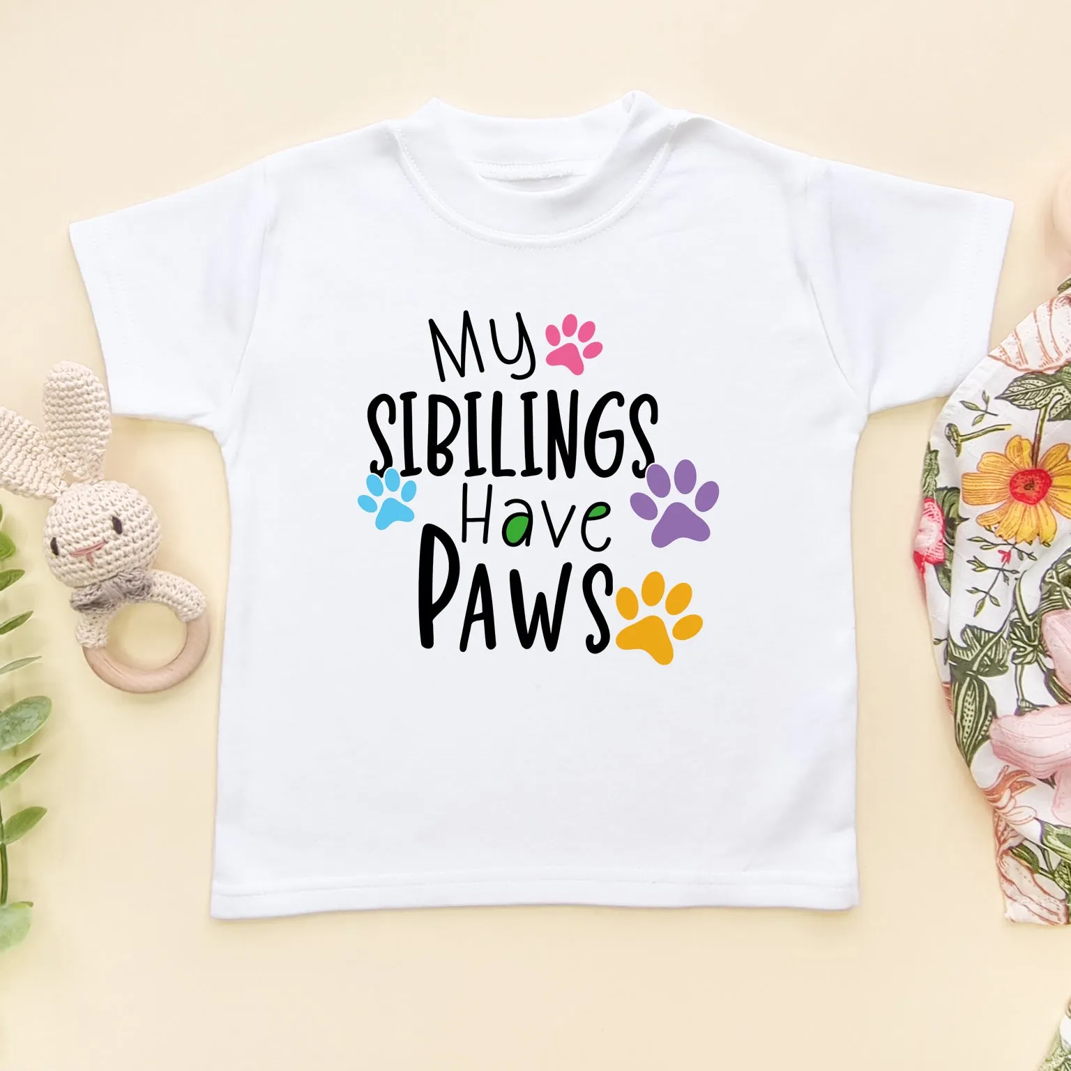 My Siblings Have Paws T Shirt