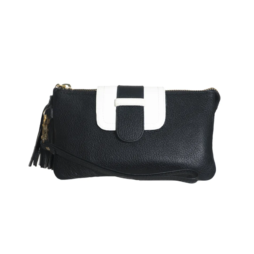 MYRNA: Leather Wallet/Wristlet