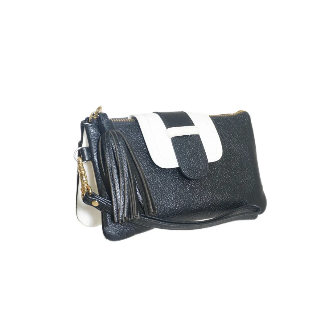 MYRNA: Leather Wallet/Wristlet
