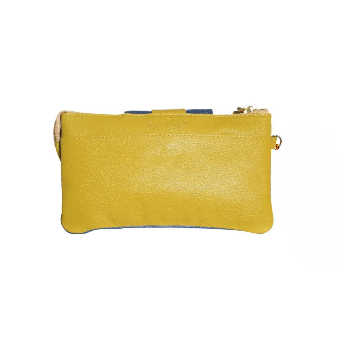 MYRNA: Leather Wallet/Wristlet