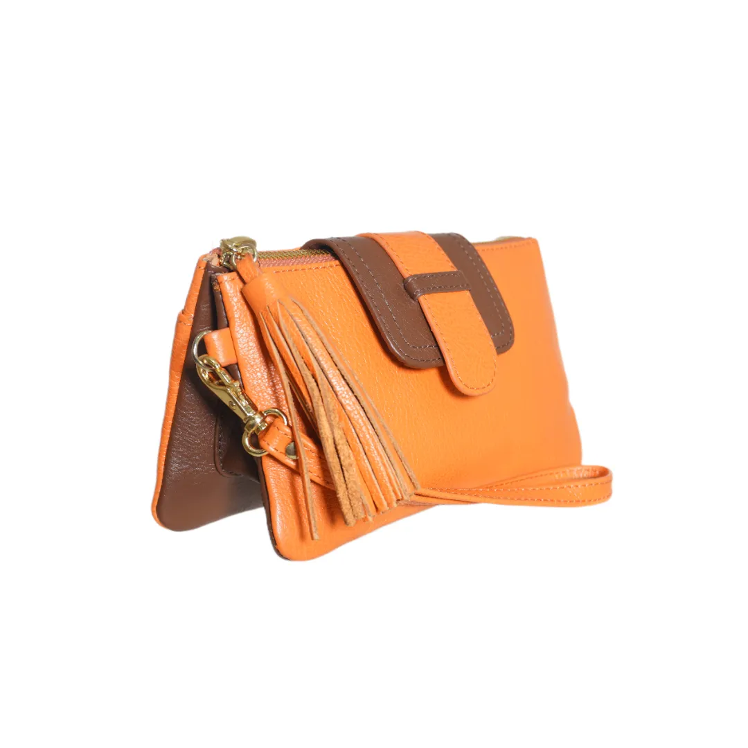 MYRNA: Leather Wallet/Wristlet