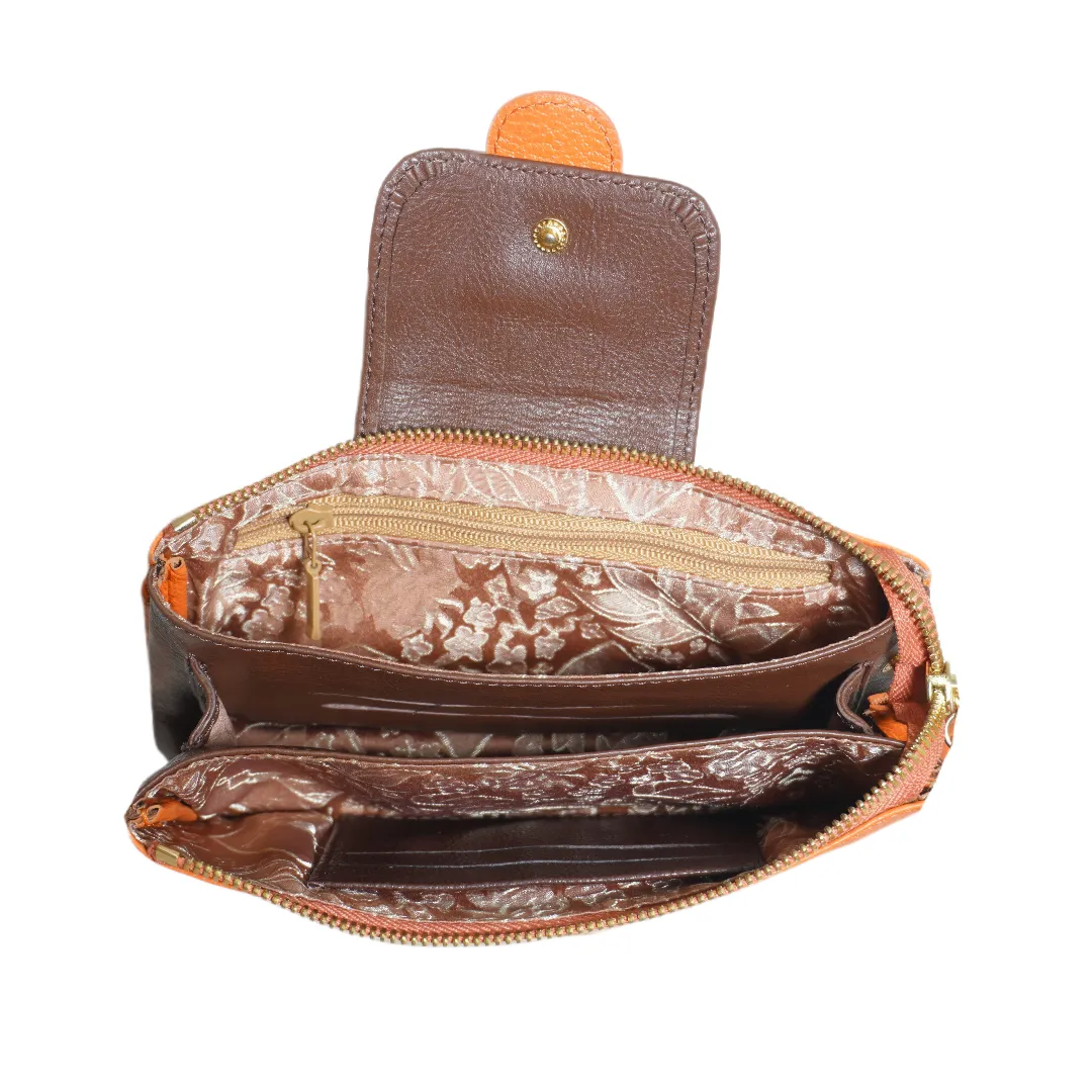 MYRNA: Leather Wallet/Wristlet