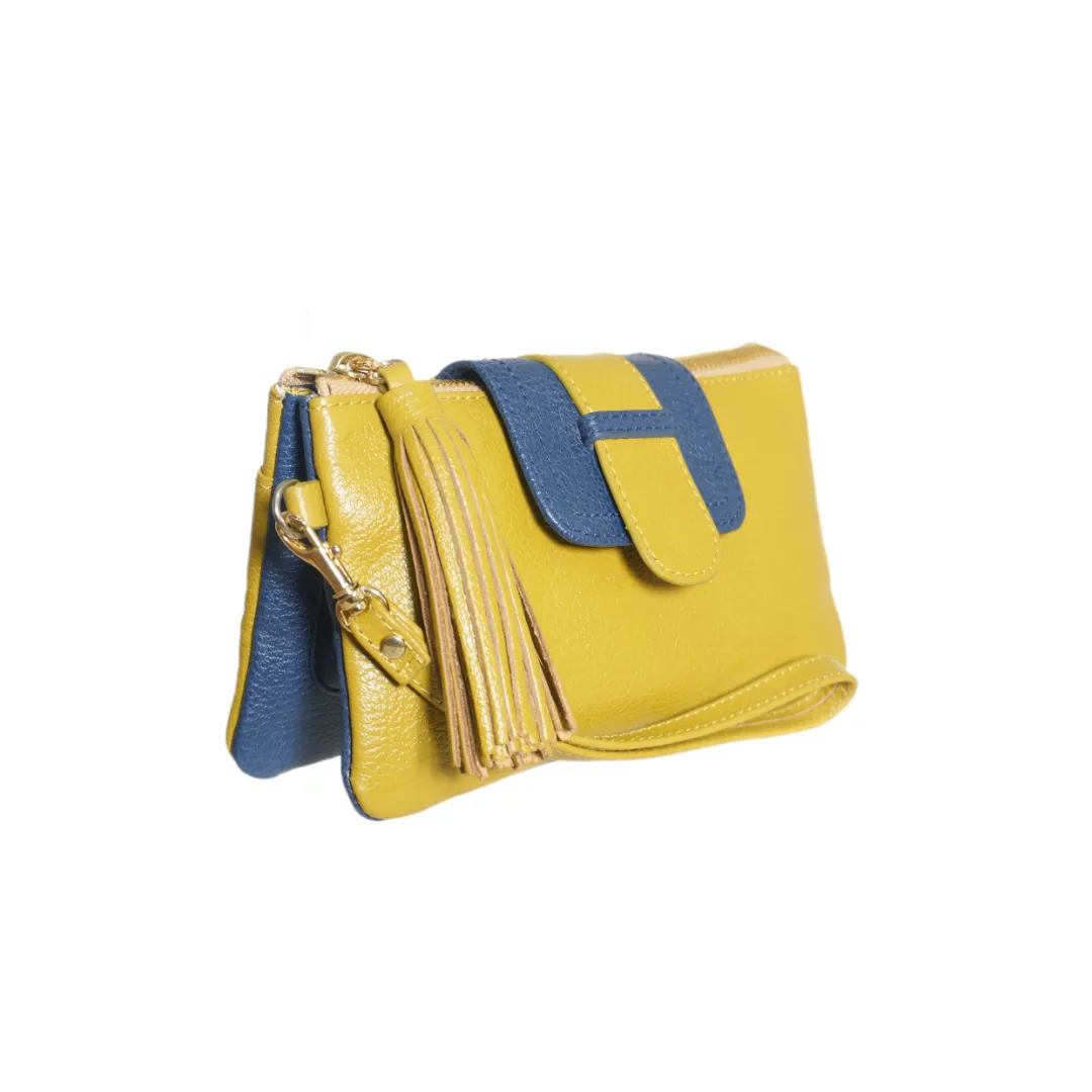 MYRNA: Leather Wallet/Wristlet