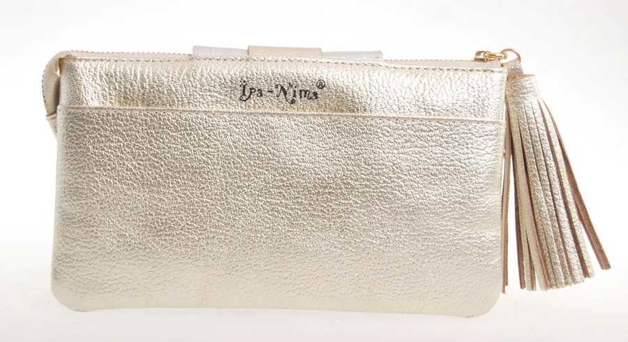 MYRNA: Leather Wallet/Wristlet