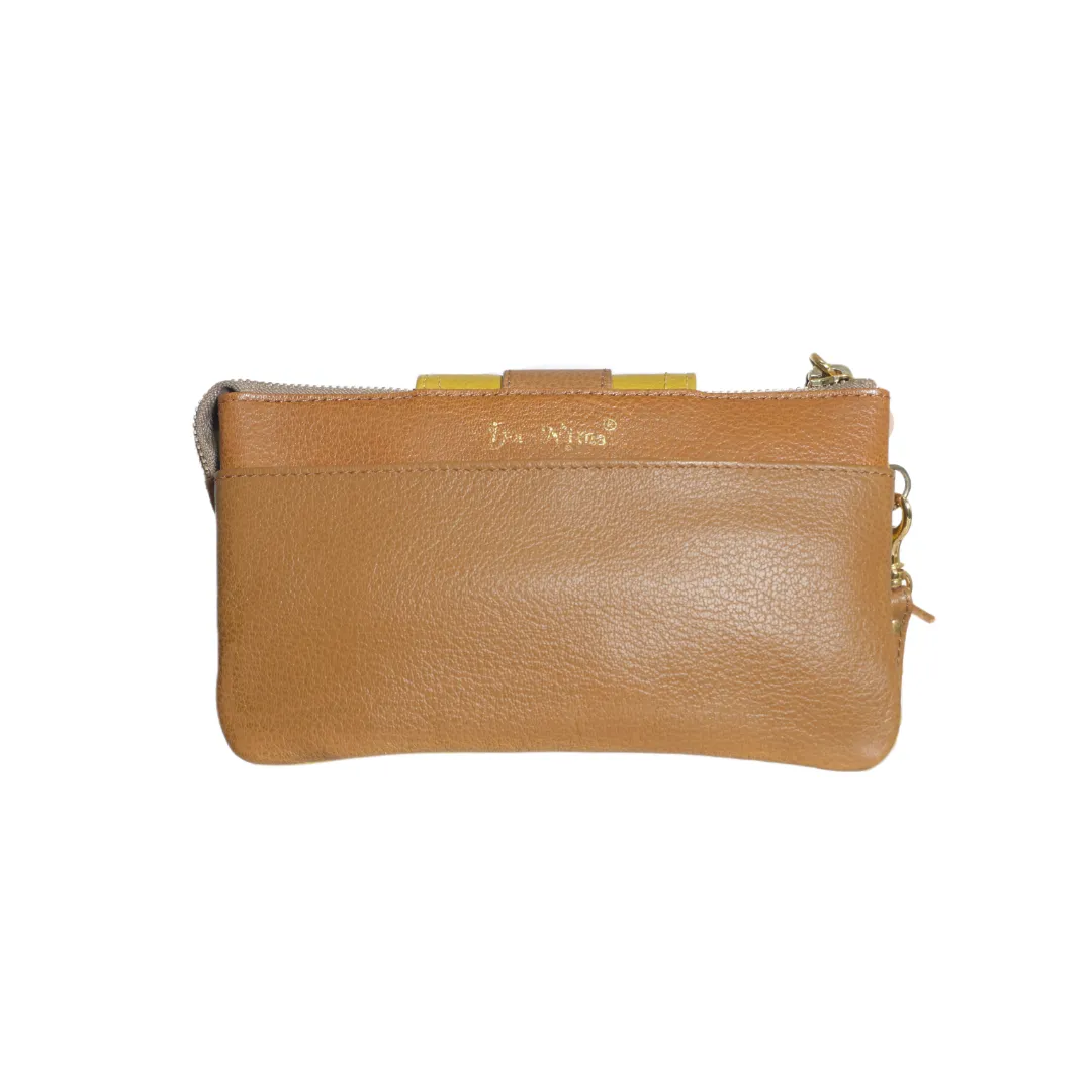 MYRNA: Leather Wallet/Wristlet