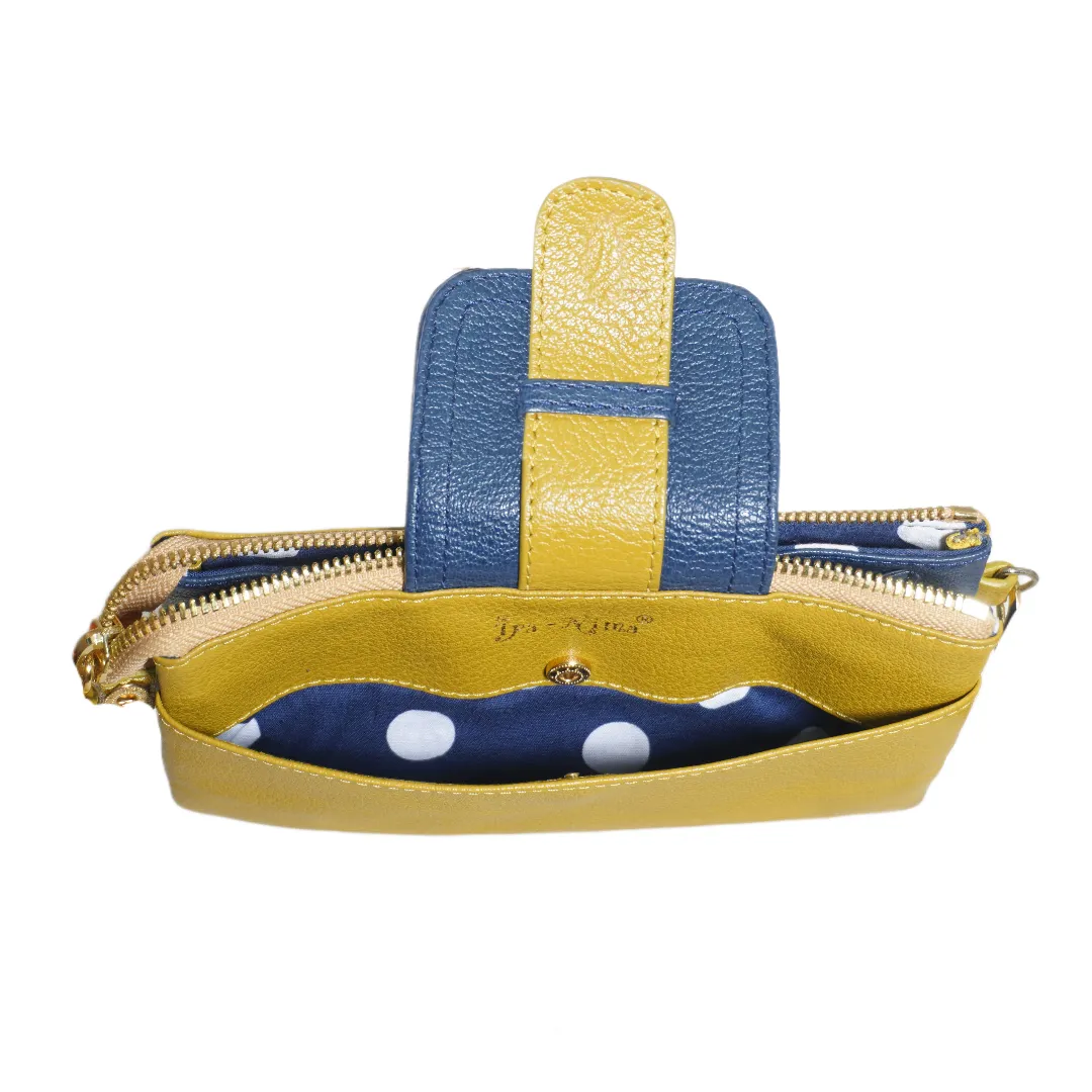 MYRNA: Leather Wallet/Wristlet