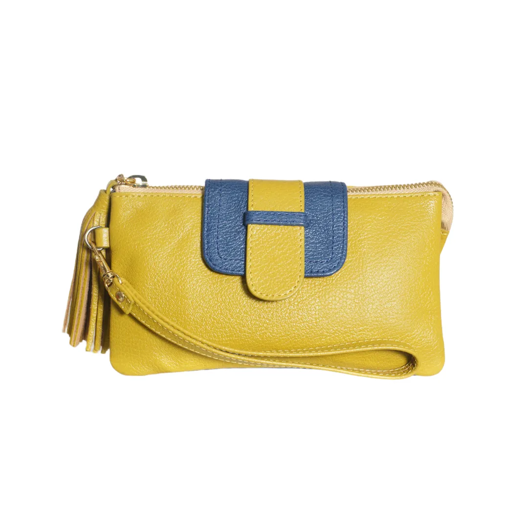 MYRNA: Leather Wallet/Wristlet