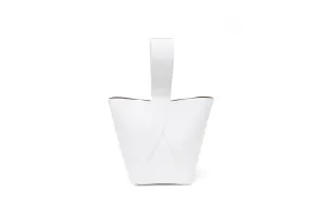 Nº49 Cross Handle Bucket - Blanc Lizard