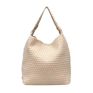 Naghedi Medium Nomad Hobo - Ecru