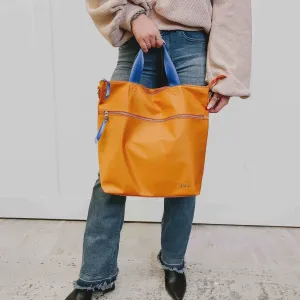 Nelly Nylon Crossbody Tote Sunflower Yellow