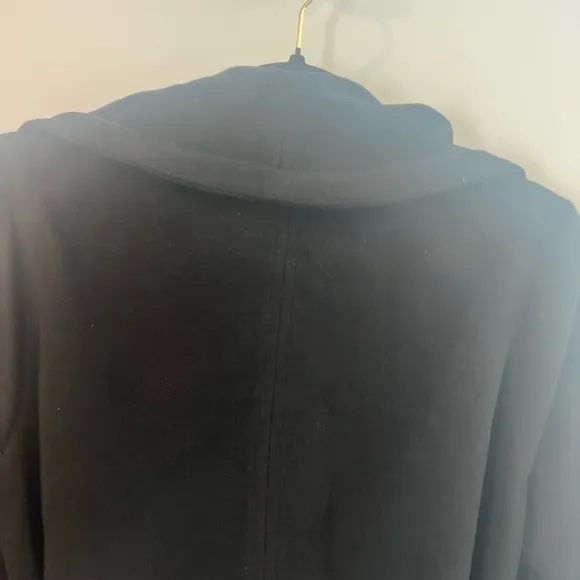 NEW BB Dakota Felt Cute Might Wrap Coat Size Small Black NWT