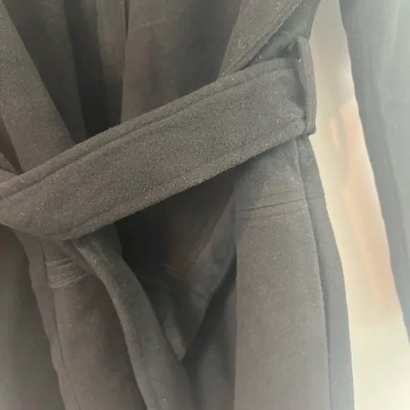 NEW BB Dakota Felt Cute Might Wrap Coat Size Small Black NWT