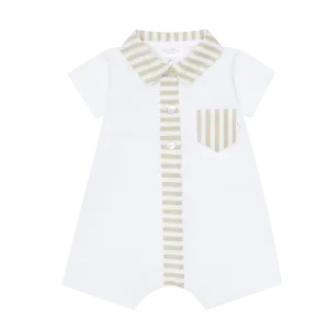 New In Deolinda Boys Espresso Romper