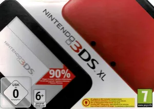 Nintendo 3DS Red & Black i æske (kosmetiske fejl)