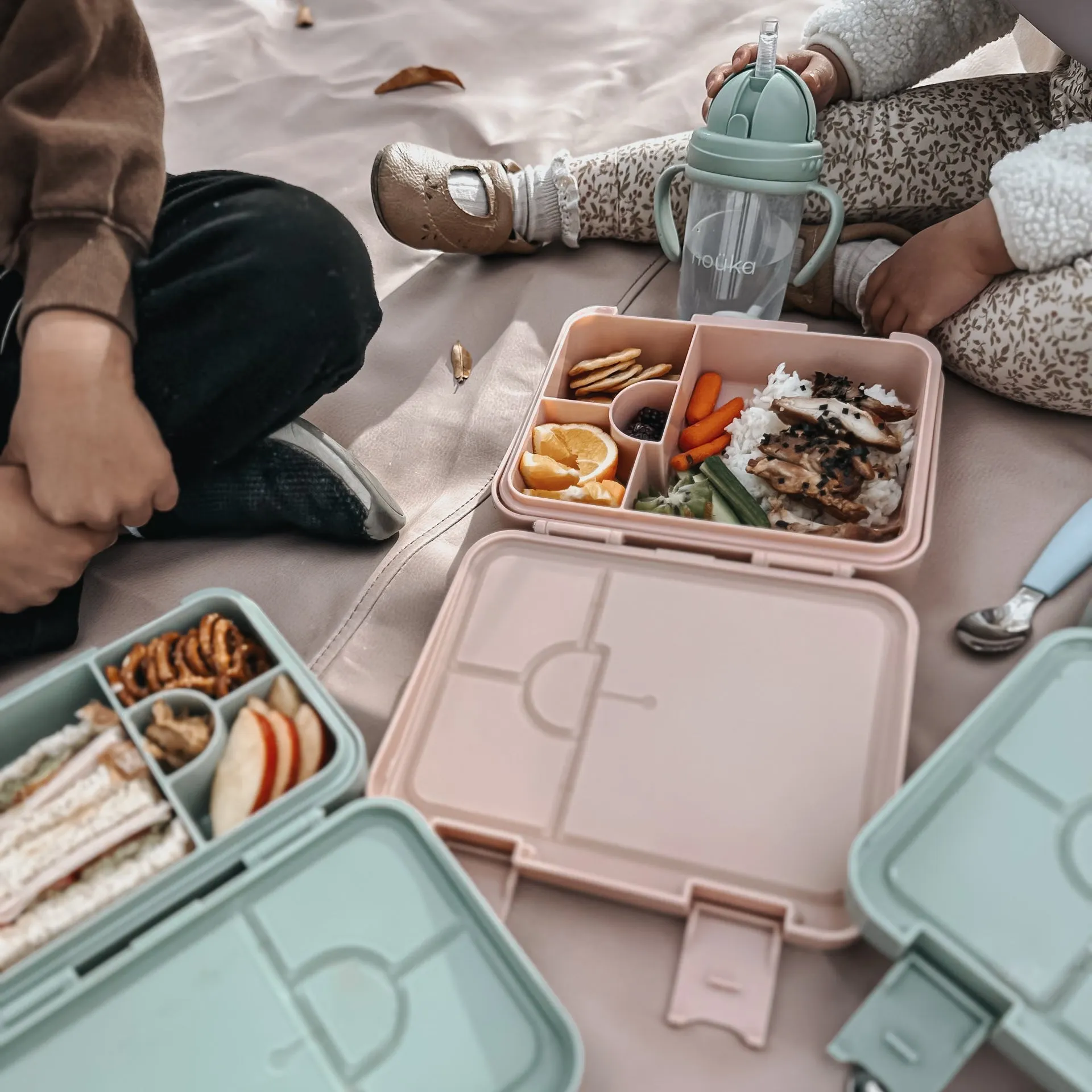 noüka Design Bento Lunch Box -  Space Travel (Min. of 2 PK, Multiples of 2 PK)