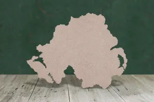 Northern Ireland - wooden craft shape - 3mm MDF