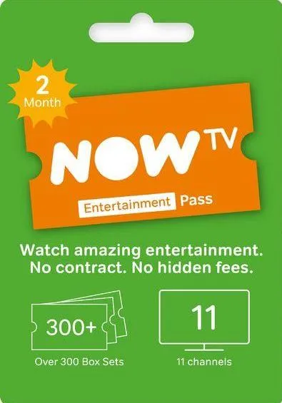 NOW TV Entertainment 2 Month Pass