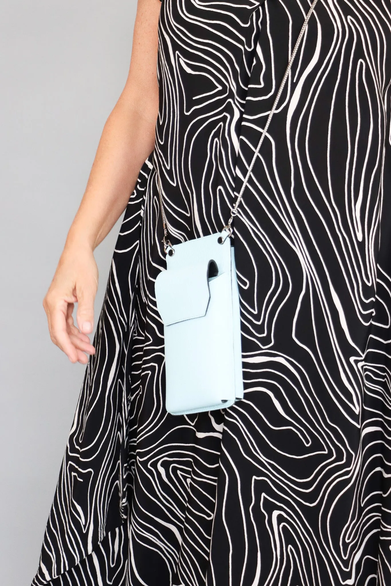 NY 77 Design Blue Purse