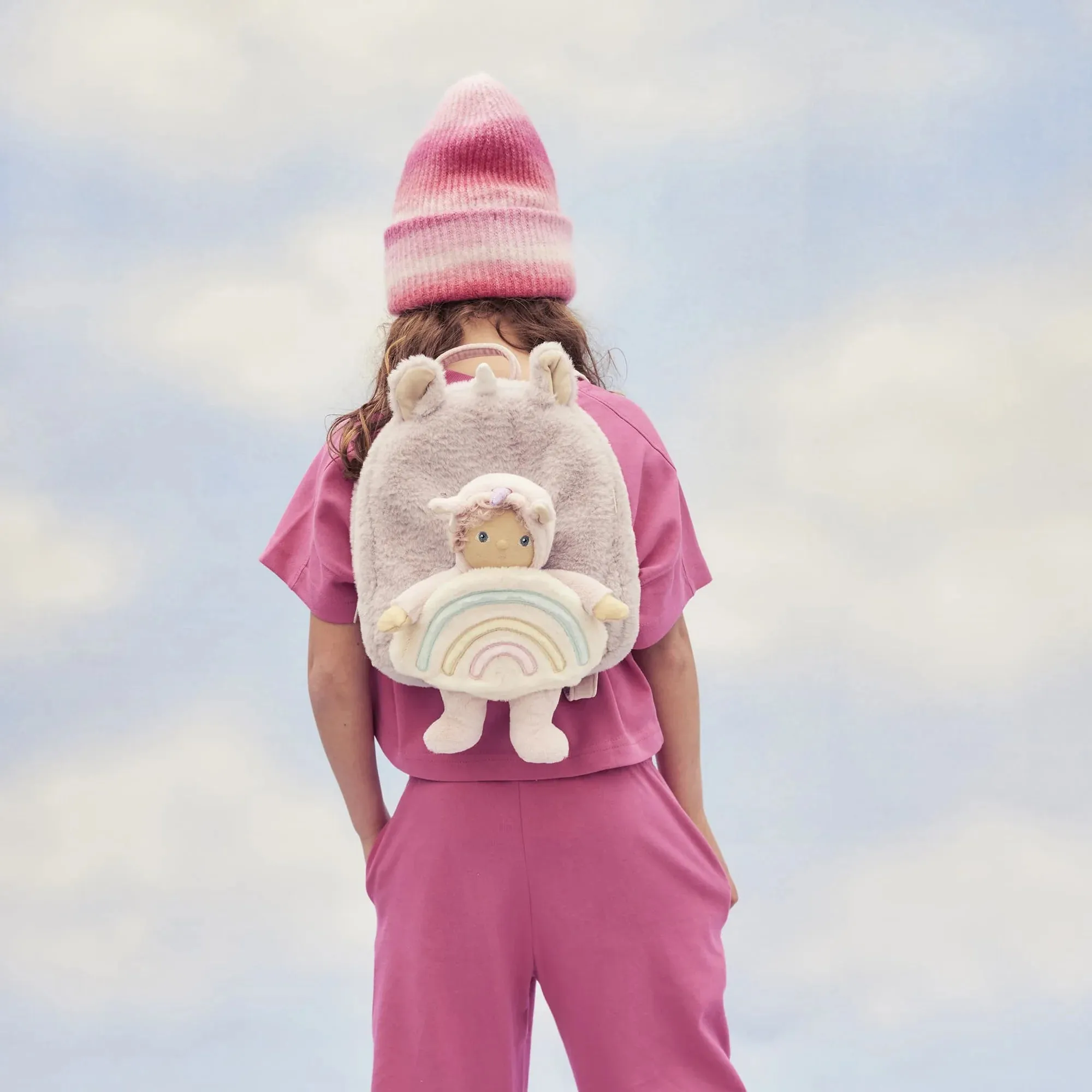 OLLI ELLA DINKUM HOPALONG UNICORN BACKPACK - LILAC