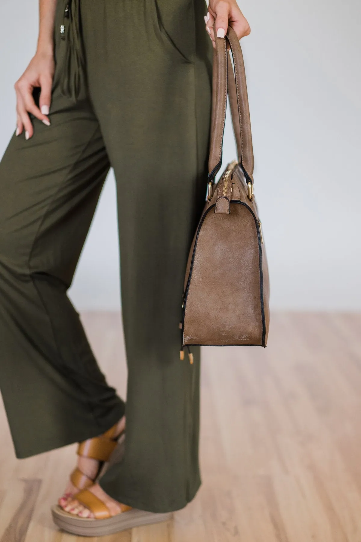 On the Go Deep Taupe Purse