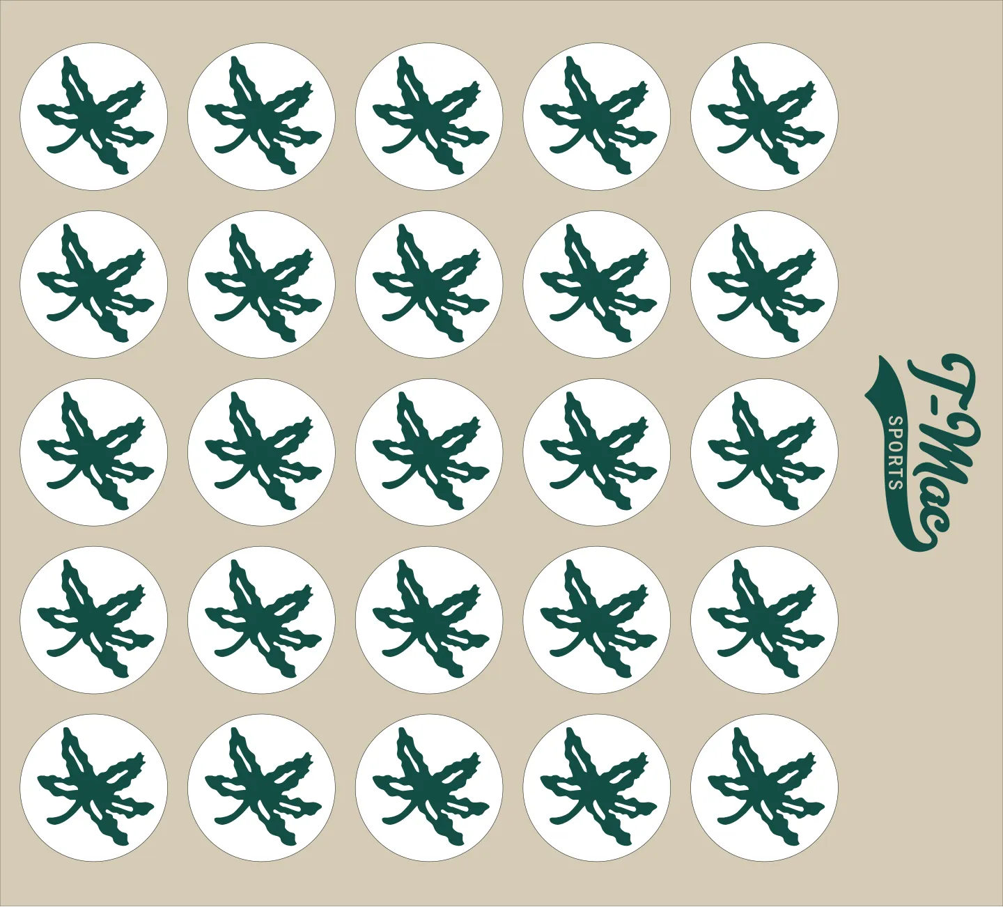 OSU Mini Helmet Accessory Decal Bundle