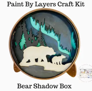 Our Little Makery - Bear Kit | Shadow Box Kit