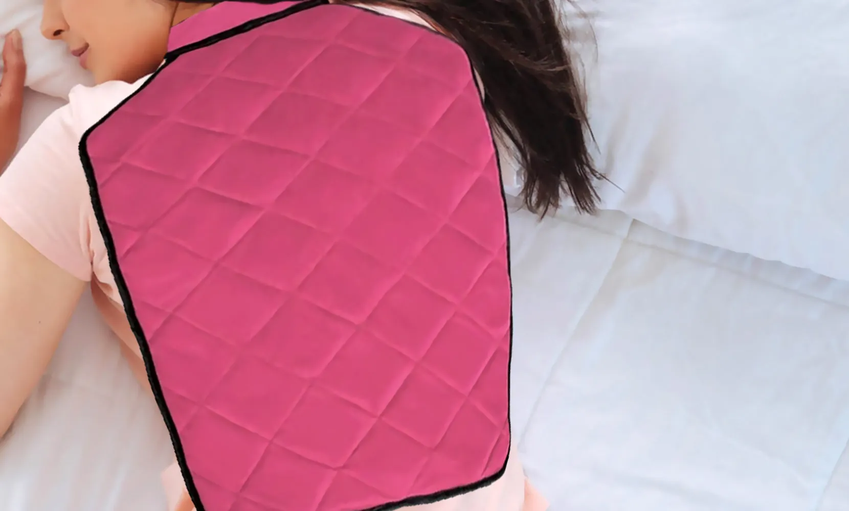 Pain Relief Reusable Hot and Cold  Support Injury Recovery Back Wrap With Collar