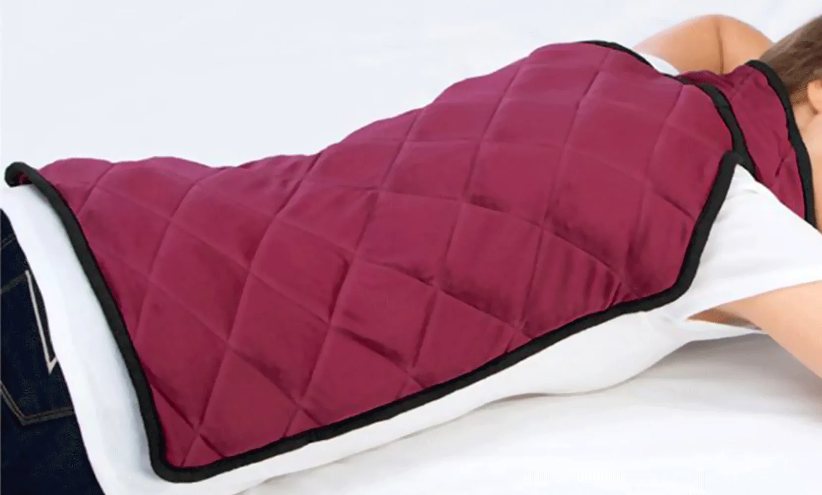 Pain Relief Reusable Hot and Cold  Support Injury Recovery Back Wrap With Collar