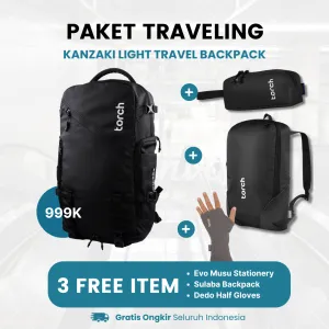 Paket Traveling - Kanzaki Light Travel Backpack