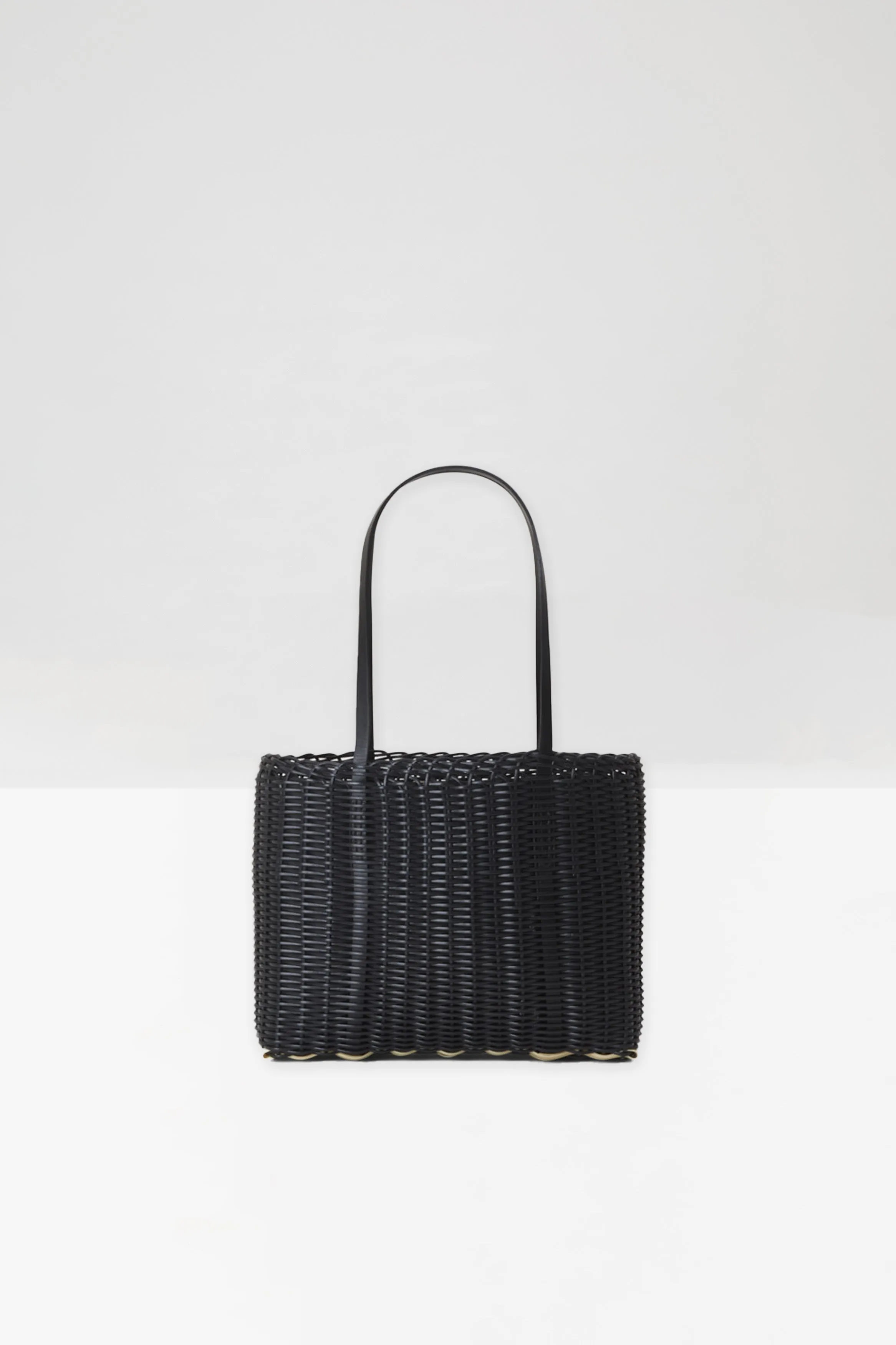 Palorosa Mini Tote Leather Basket Bag