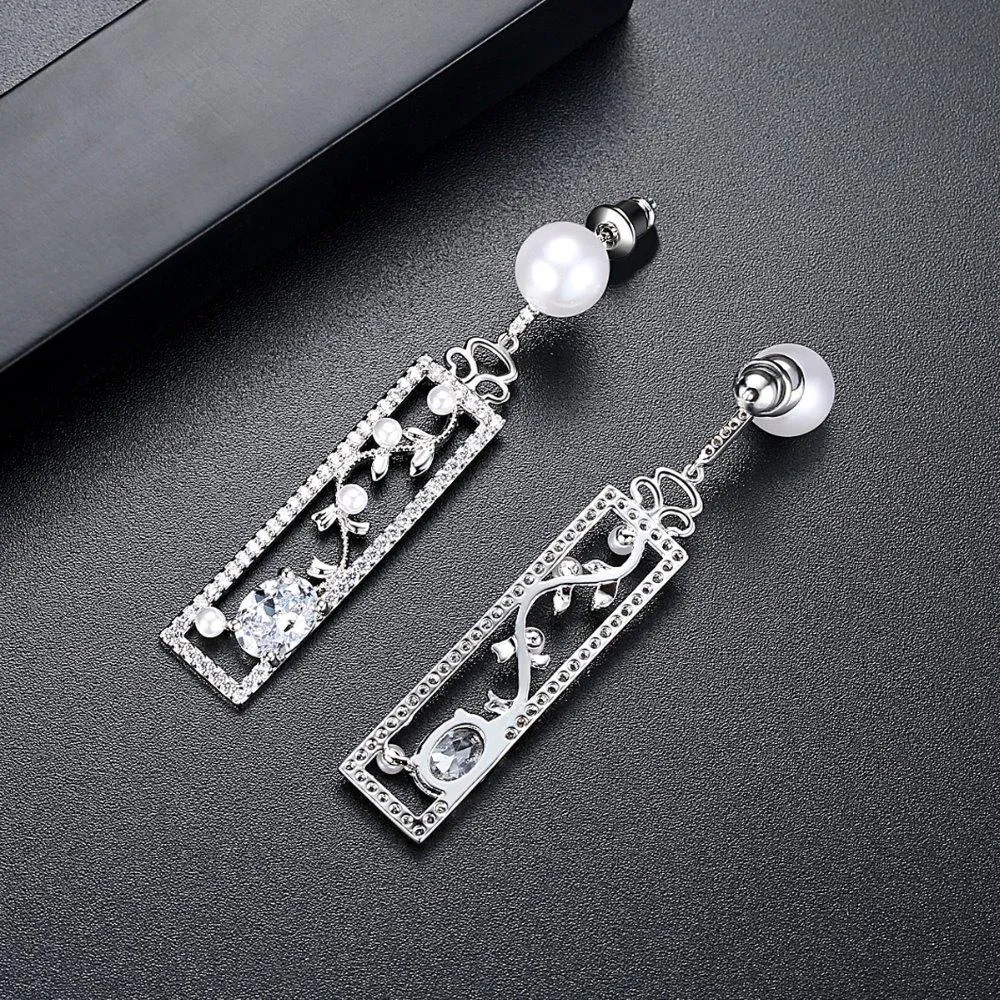 Pearl Vine Designer Earrings