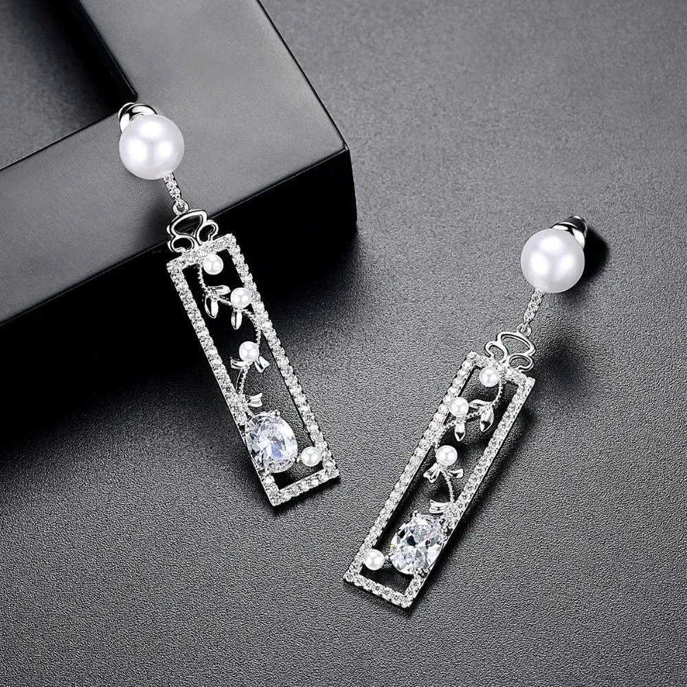 Pearl Vine Designer Earrings