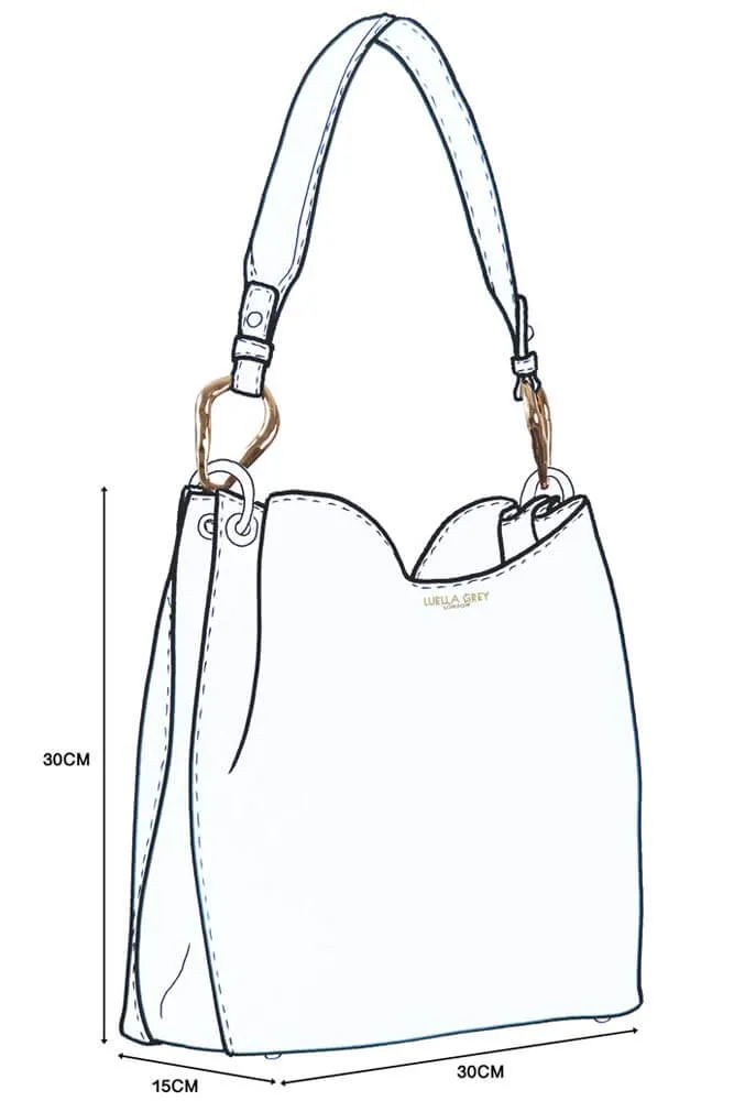 Phoebe Black Hobo Tote