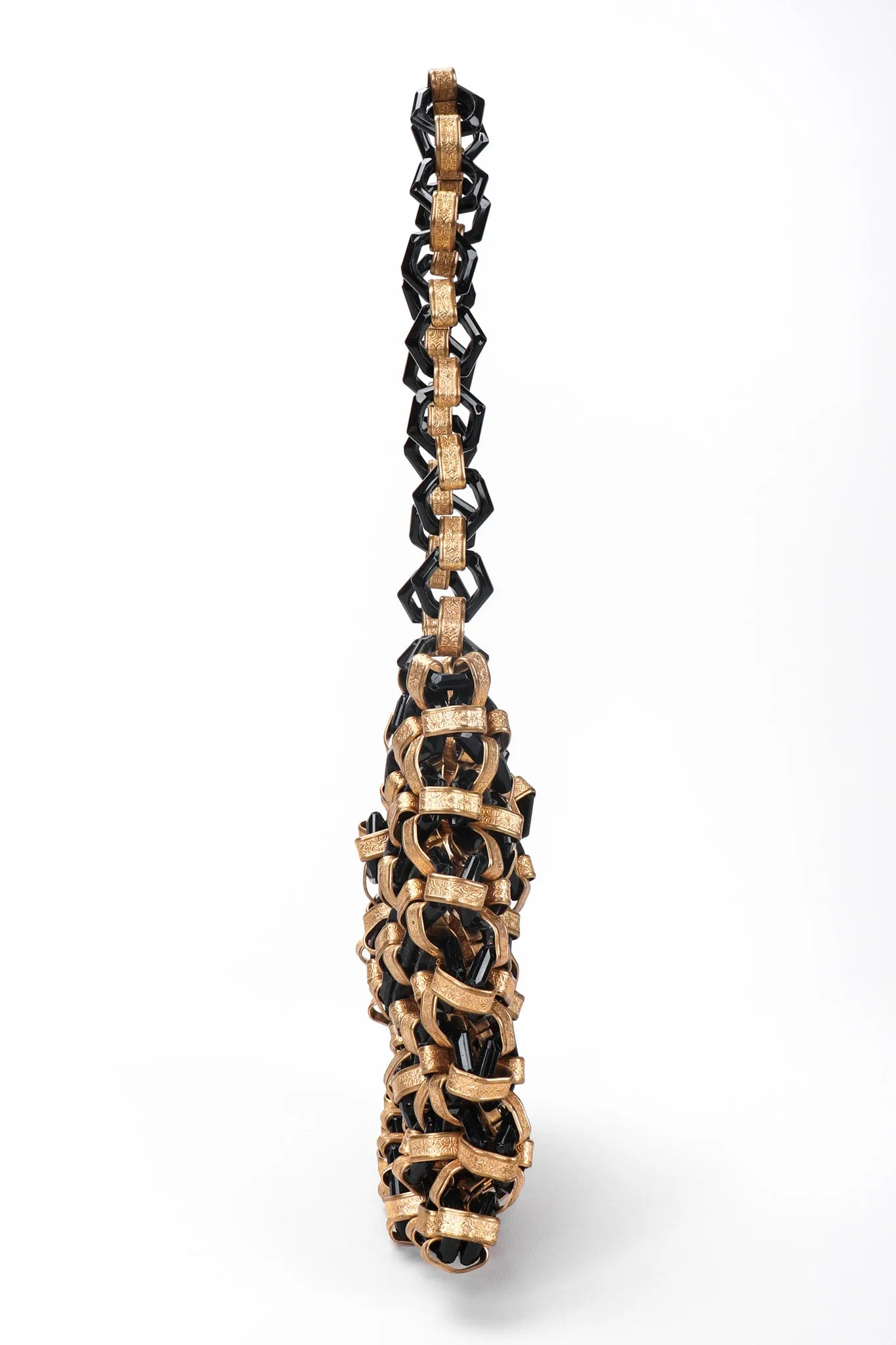 Plastic and Brass Link Bag