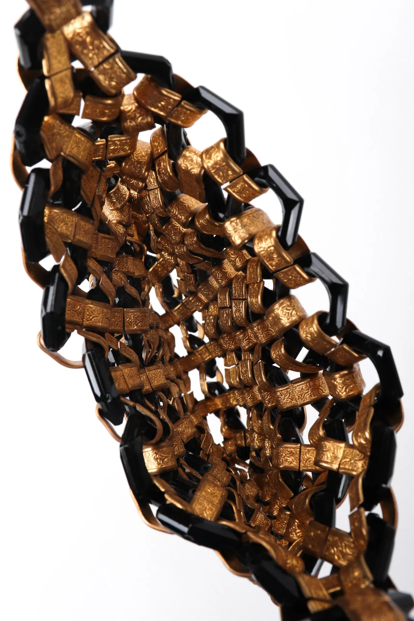 Plastic and Brass Link Bag