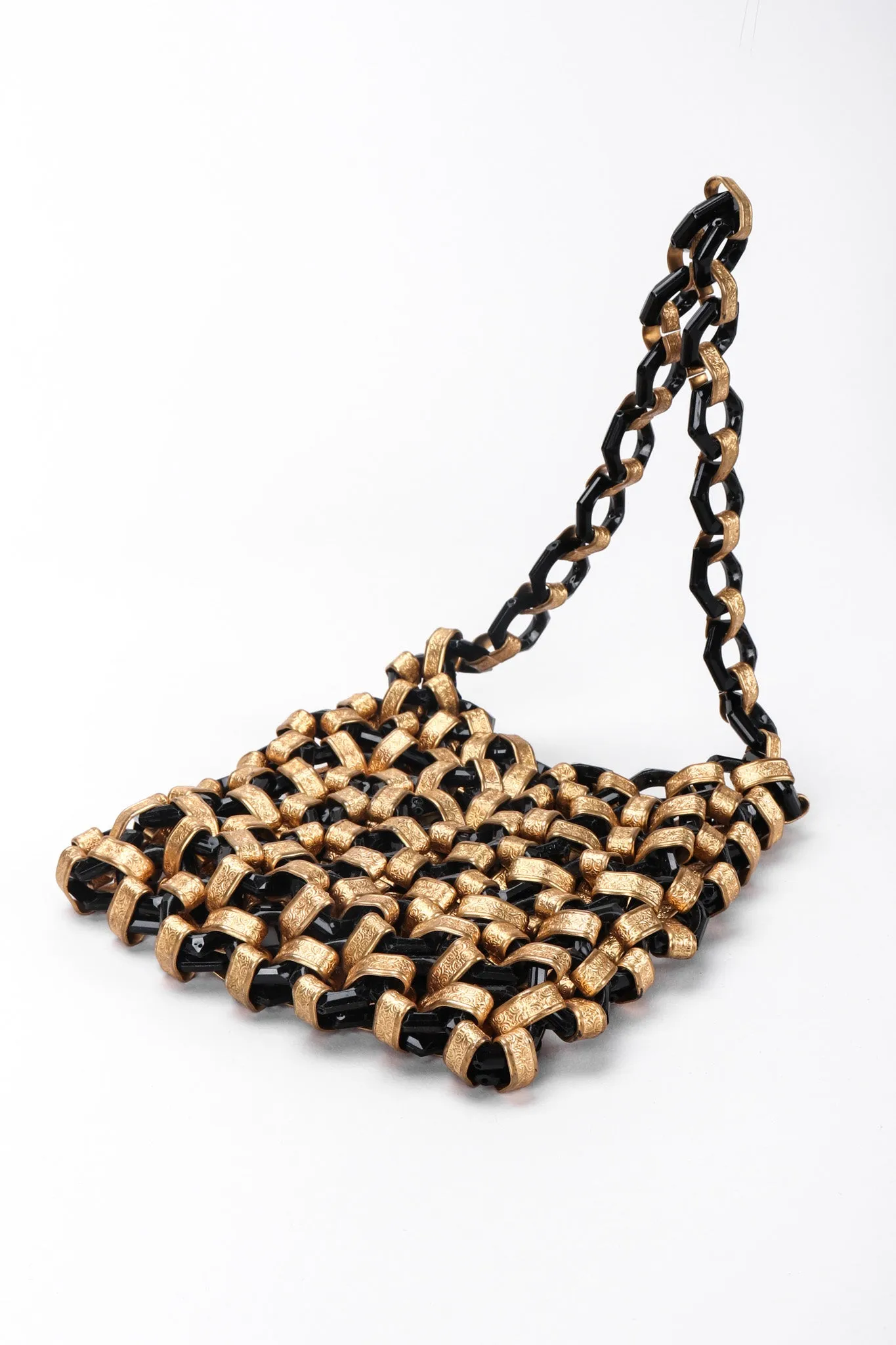 Plastic and Brass Link Bag