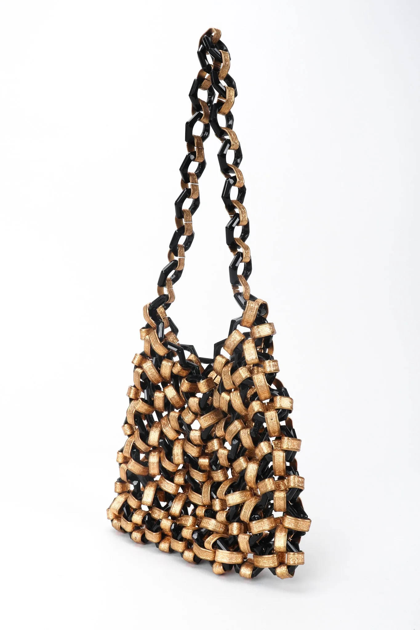 Plastic and Brass Link Bag